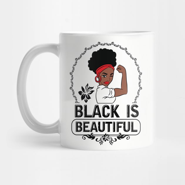 Black is Beautiful, Black Queen, Black Woman, Black Girl Magic by UrbanLifeApparel